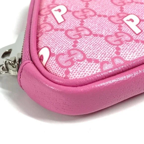 GUCCI 723144 Palace GG Supreme Wallet Coin Case Zip Around coin purse Unused - Picture 6 of 12